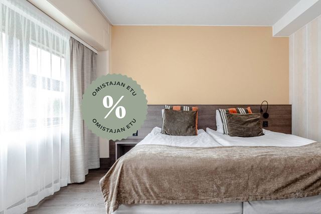 Hotellimajoitus -50 %
