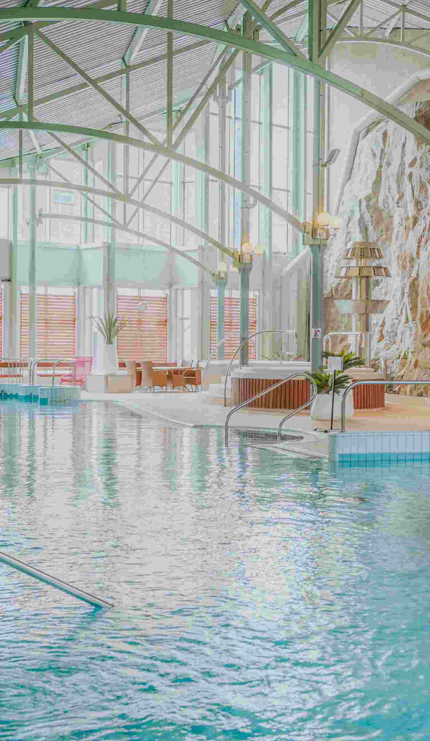 Pool area and day spa