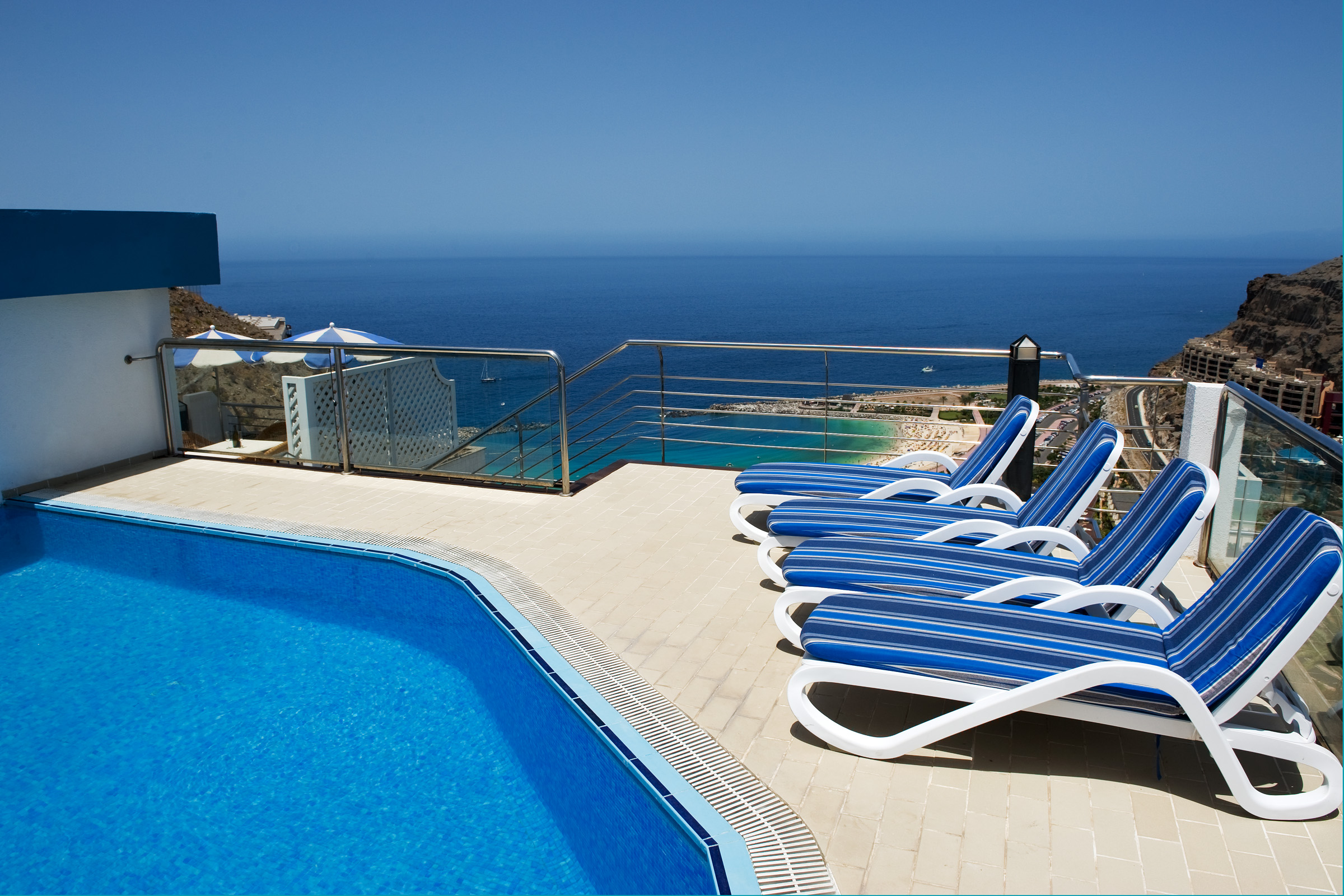 the penthouse with its very own private pool and amazing views.